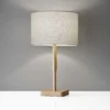 Cozy Cabin Natural Wood Table Lamp - Image 2